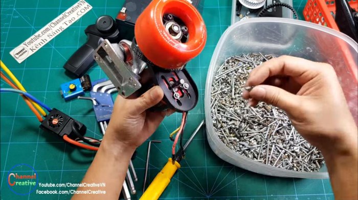 Электровелосипед на базе бесщеточного двигателя