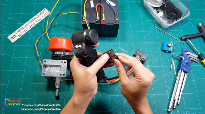 Электровелосипед на базе бесщеточного двигателя