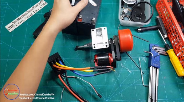 Электровелосипед на базе бесщеточного двигателя