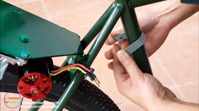 Электровелосипед на базе бесщеточного двигателя