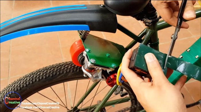 Электровелосипед на базе бесщеточного двигателя