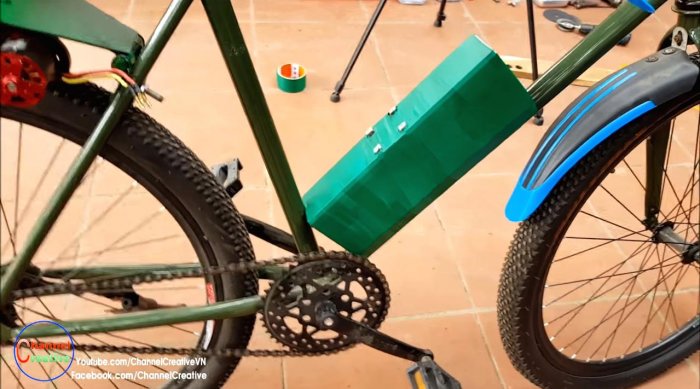 Электровелосипед на базе бесщеточного двигателя