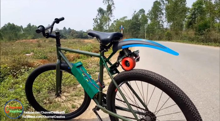 Электровелосипед на базе бесщеточного двигателя