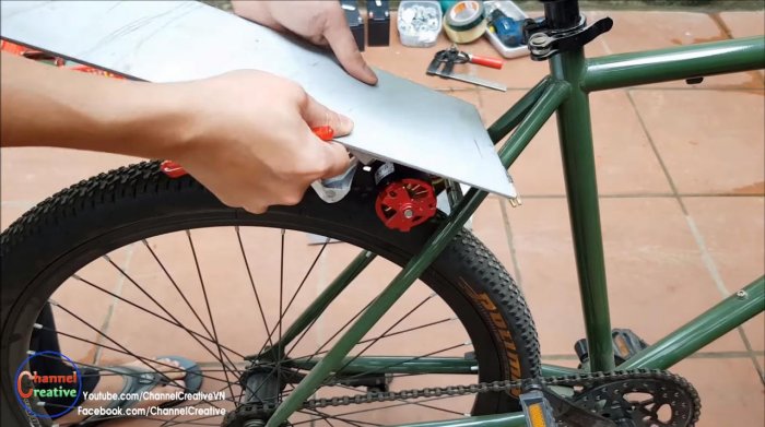 Электровелосипед на базе бесщеточного двигателя