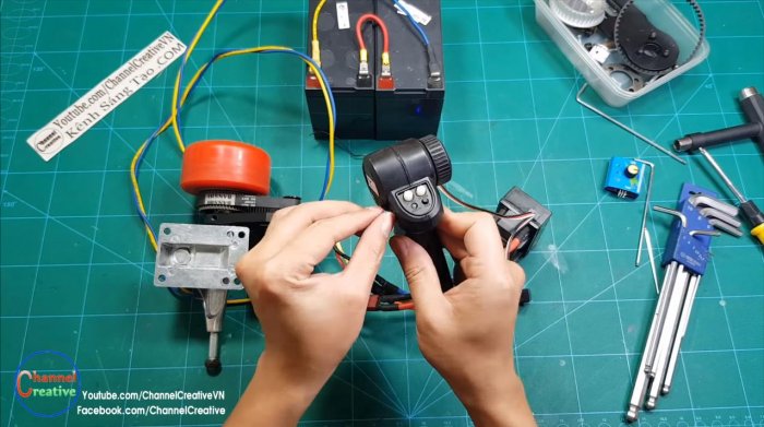 Электровелосипед на базе бесщеточного двигателя