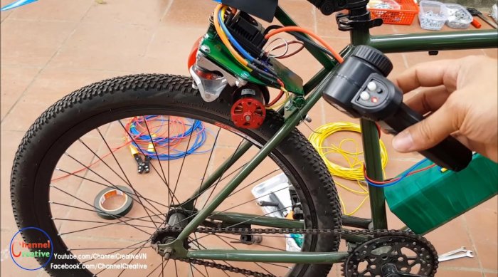 Электровелосипед на базе бесщеточного двигателя