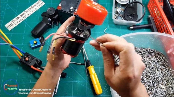 Электровелосипед на базе бесщеточного двигателя