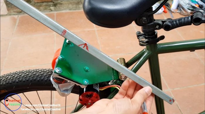 Электровелосипед на базе бесщеточного двигателя