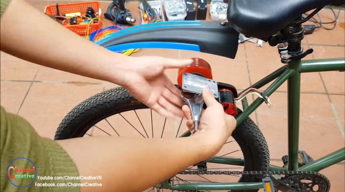 Электровелосипед на базе бесщеточного двигателя