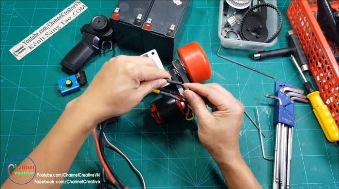 Электровелосипед на базе бесщеточного двигателя