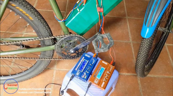 Электровелосипед на базе бесщеточного двигателя