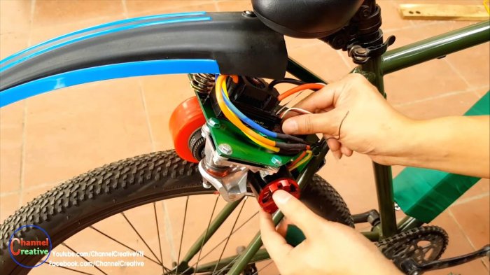 Электровелосипед на базе бесщеточного двигателя