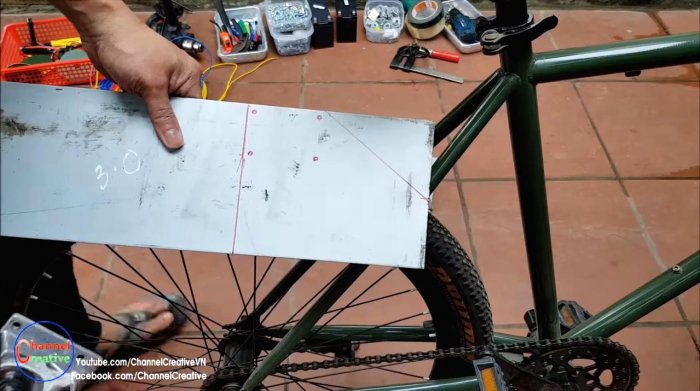 Электровелосипед на базе бесщеточного двигателя