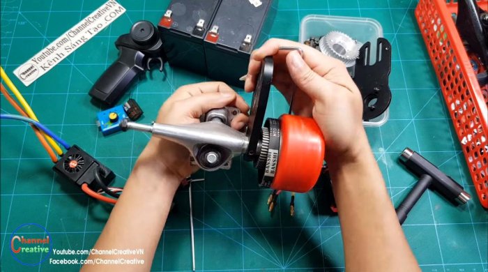 Электровелосипед на базе бесщеточного двигателя