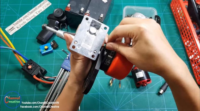 Электровелосипед на базе бесщеточного двигателя