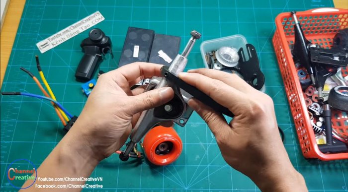 Электровелосипед на базе бесщеточного двигателя