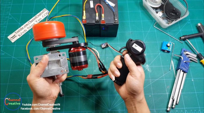 Электровелосипед на базе бесщеточного двигателя