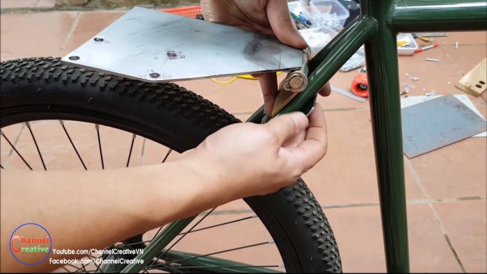 Электровелосипед на базе бесщеточного двигателя