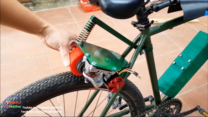 Электровелосипед на базе бесщеточного двигателя