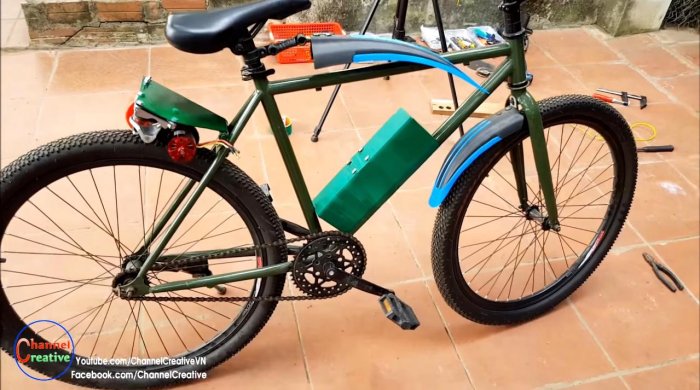 Электровелосипед на базе бесщеточного двигателя