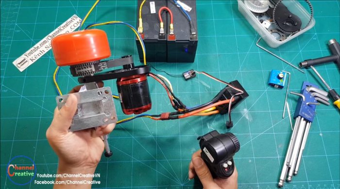 Электровелосипед на базе бесщеточного двигателя