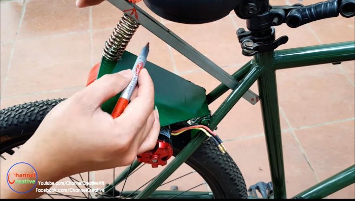 Электровелосипед на базе бесщеточного двигателя