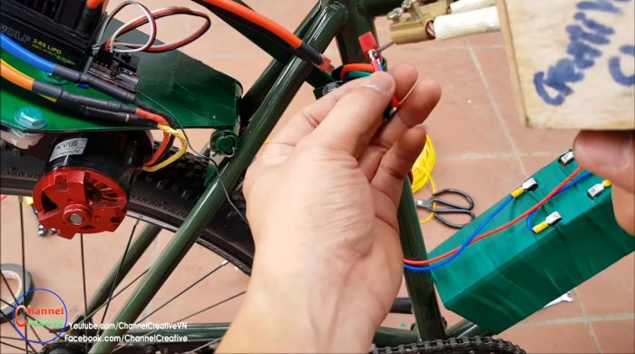 Электровелосипед на базе бесщеточного двигателя