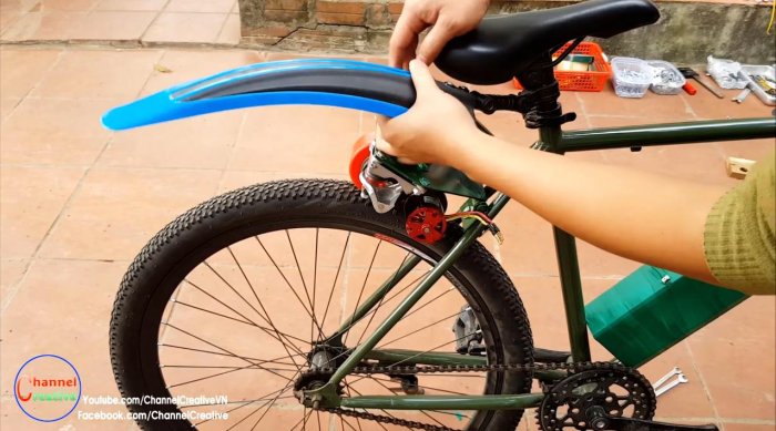 Электровелосипед на базе бесщеточного двигателя