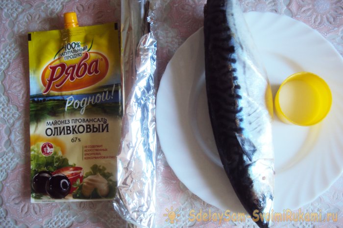 Скумбрия запеченная в фольге в духовке