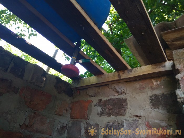 Как сделать летний душ