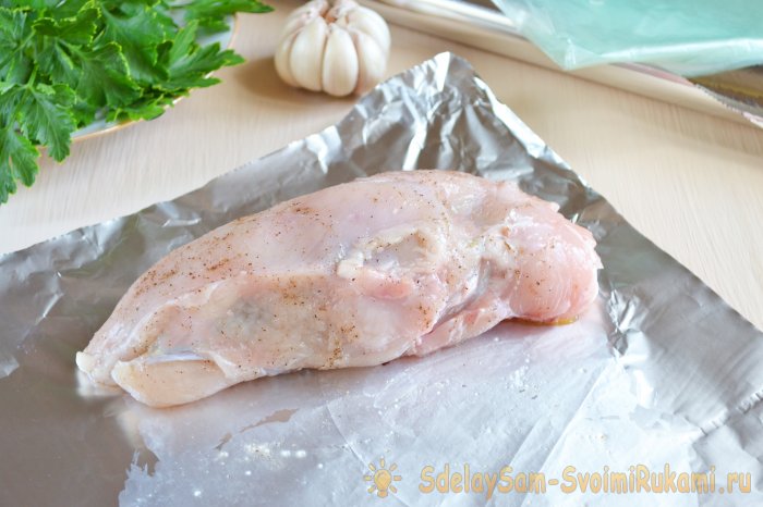 Домашняя ветчина из курицы