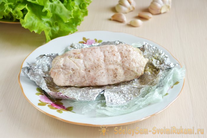 Домашняя ветчина из курицы