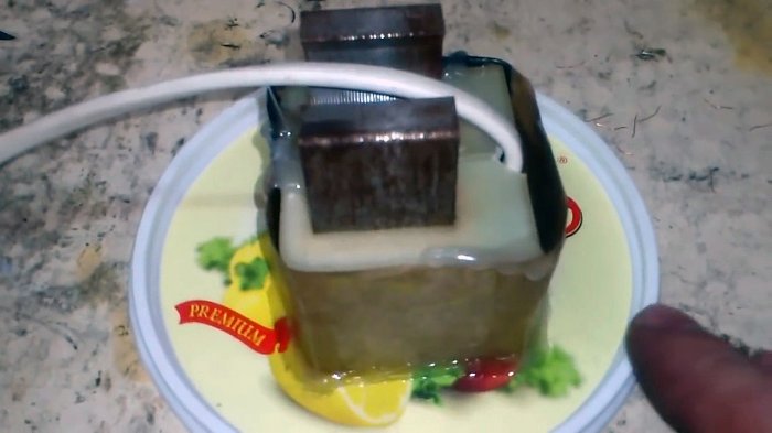 Погружной насос из помпы стиральной машины