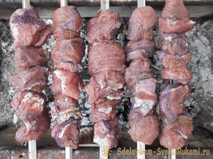 Нежнейший шашлык из говядины