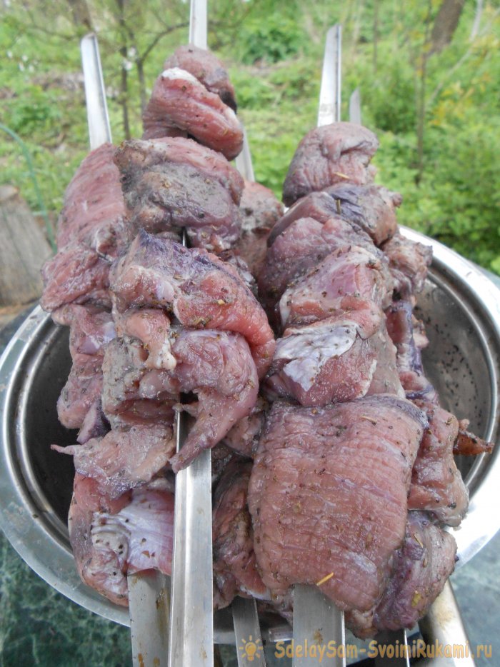 Нежнейший шашлык из говядины