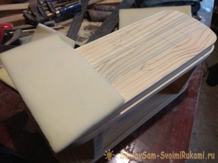 Изготовление маникюрной подставки под руки