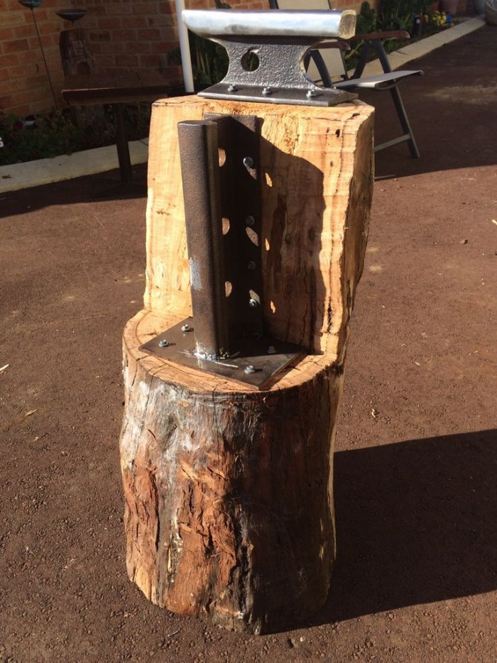 Наковальня из куска рельса