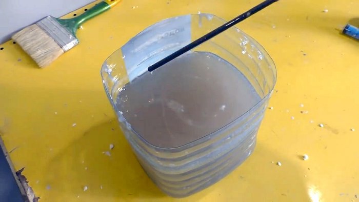 Мраморный пол из бетонного в гараже своими руками