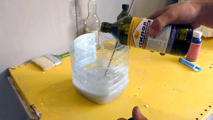 Мраморный пол из бетонного в гараже своими руками