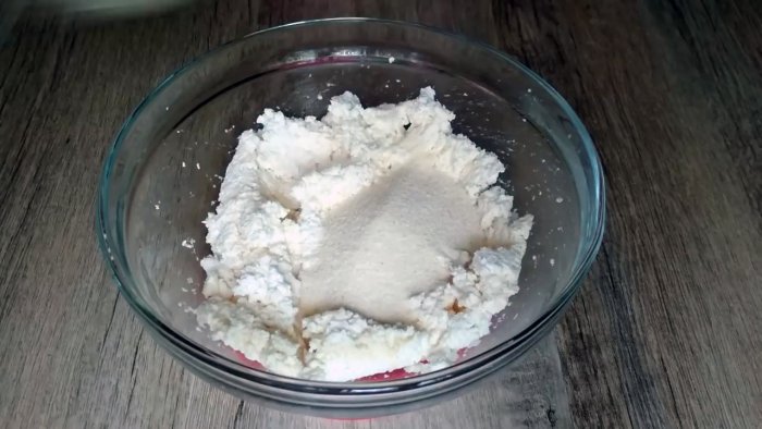 Самые ленивые вареники с творогом