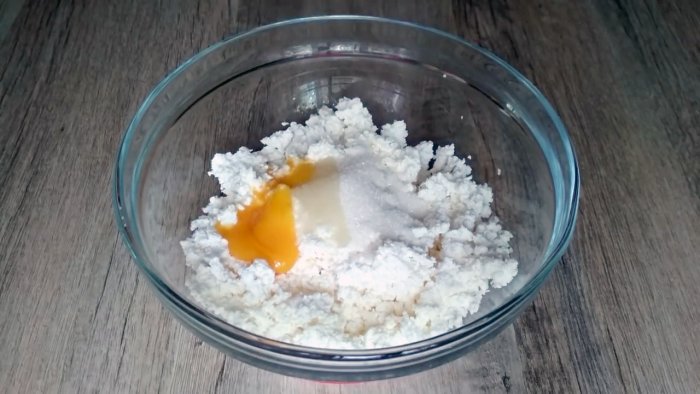 Самые ленивые вареники с творогом