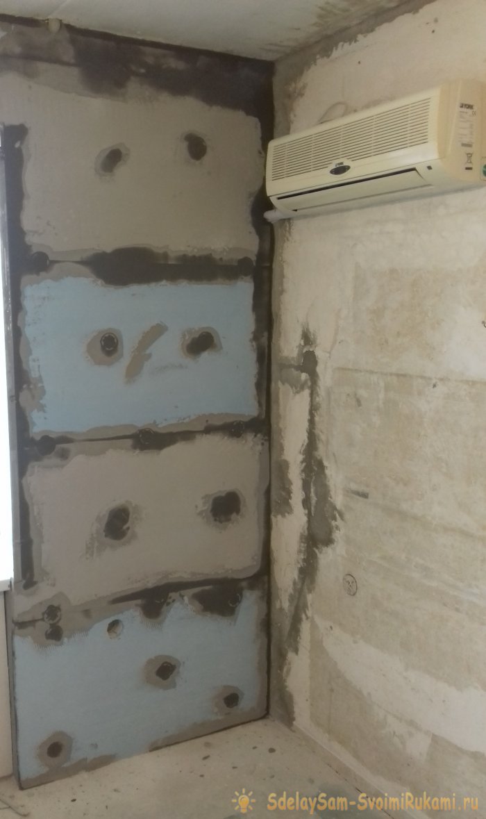 Утепление комнаты пенополистиролом