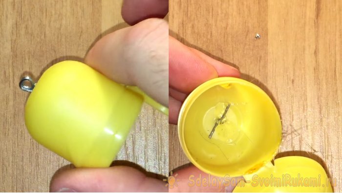 Вечный фонарик в киндере