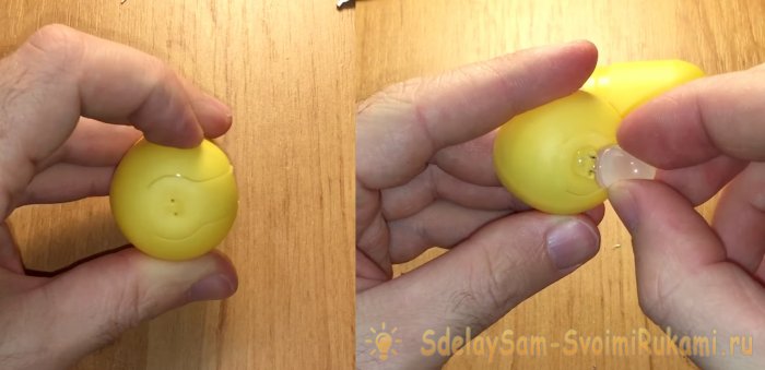 Вечный фонарик в киндере