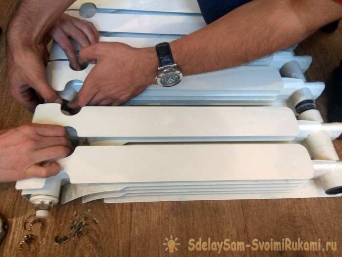 Замена радиаторов и отдельных секций в частном доме