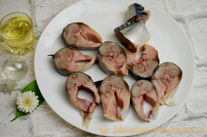 Маринованная скумбрия