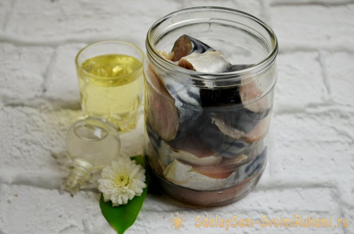 Маринованная скумбрия