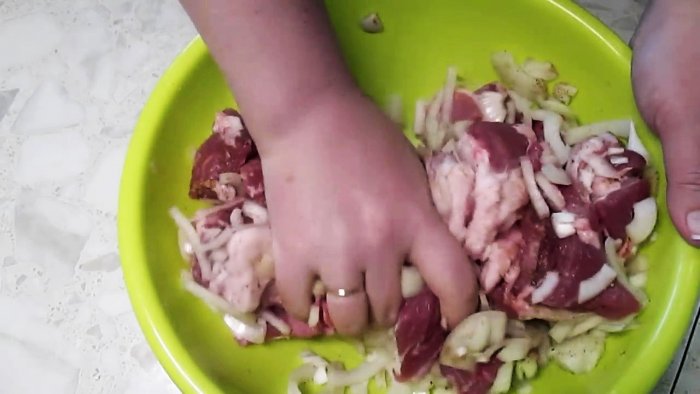 Шашлык в духовке на углях