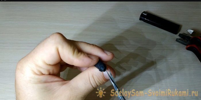 Мини фонарик брелок своими руками