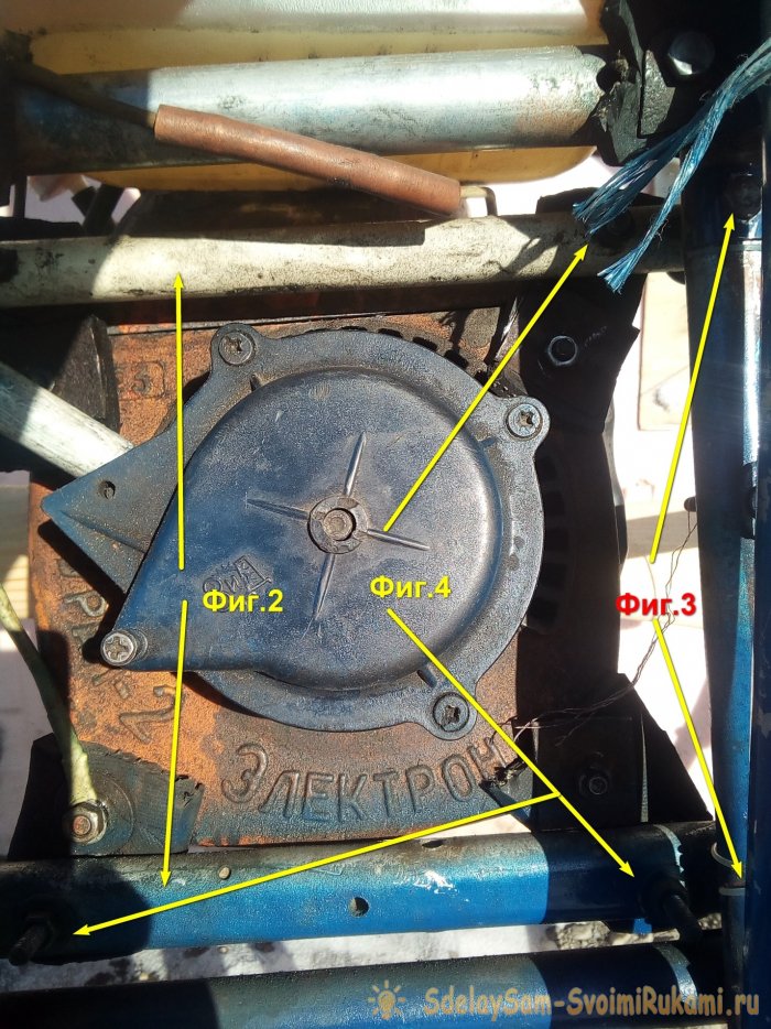 АЭРОДВИЖИТЕЛЬ ранцевого типа из бензопилы Урал